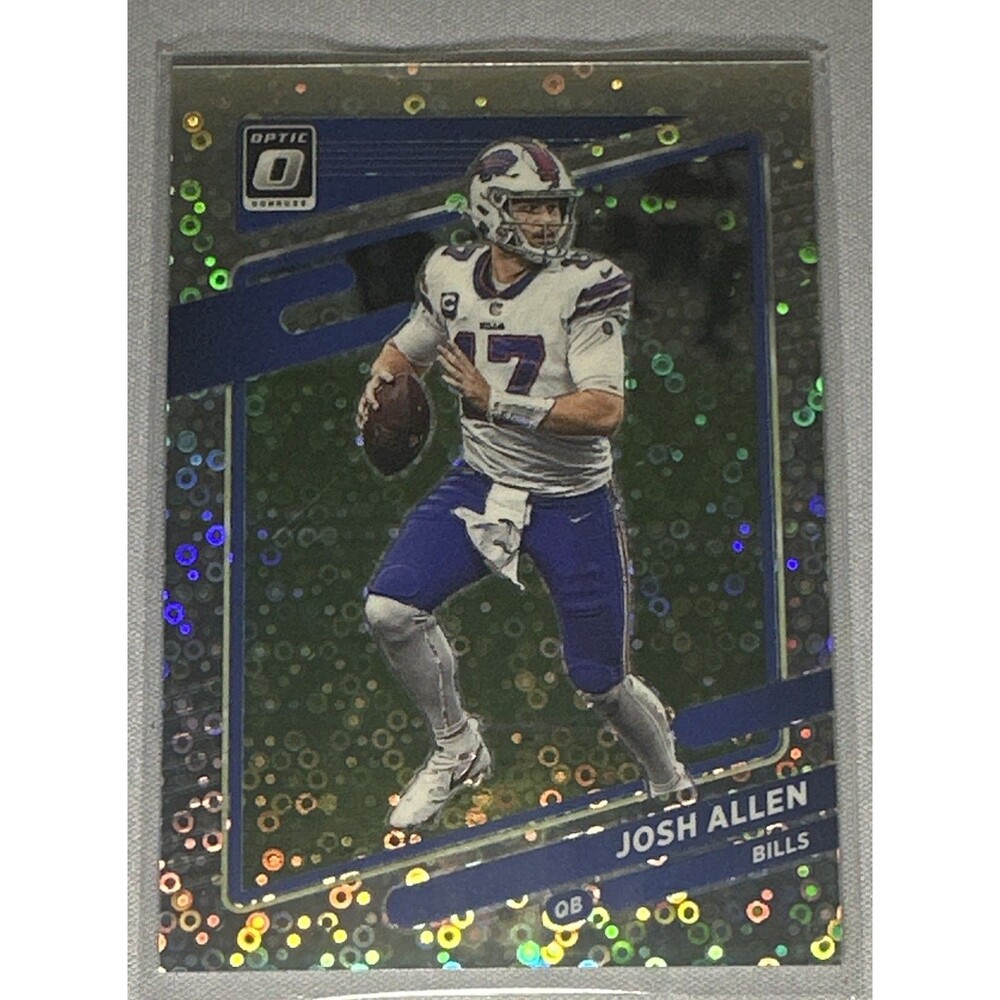 2021 Panini Donruss Optic - Josh Allen #53 Silver Circles Prizm /125